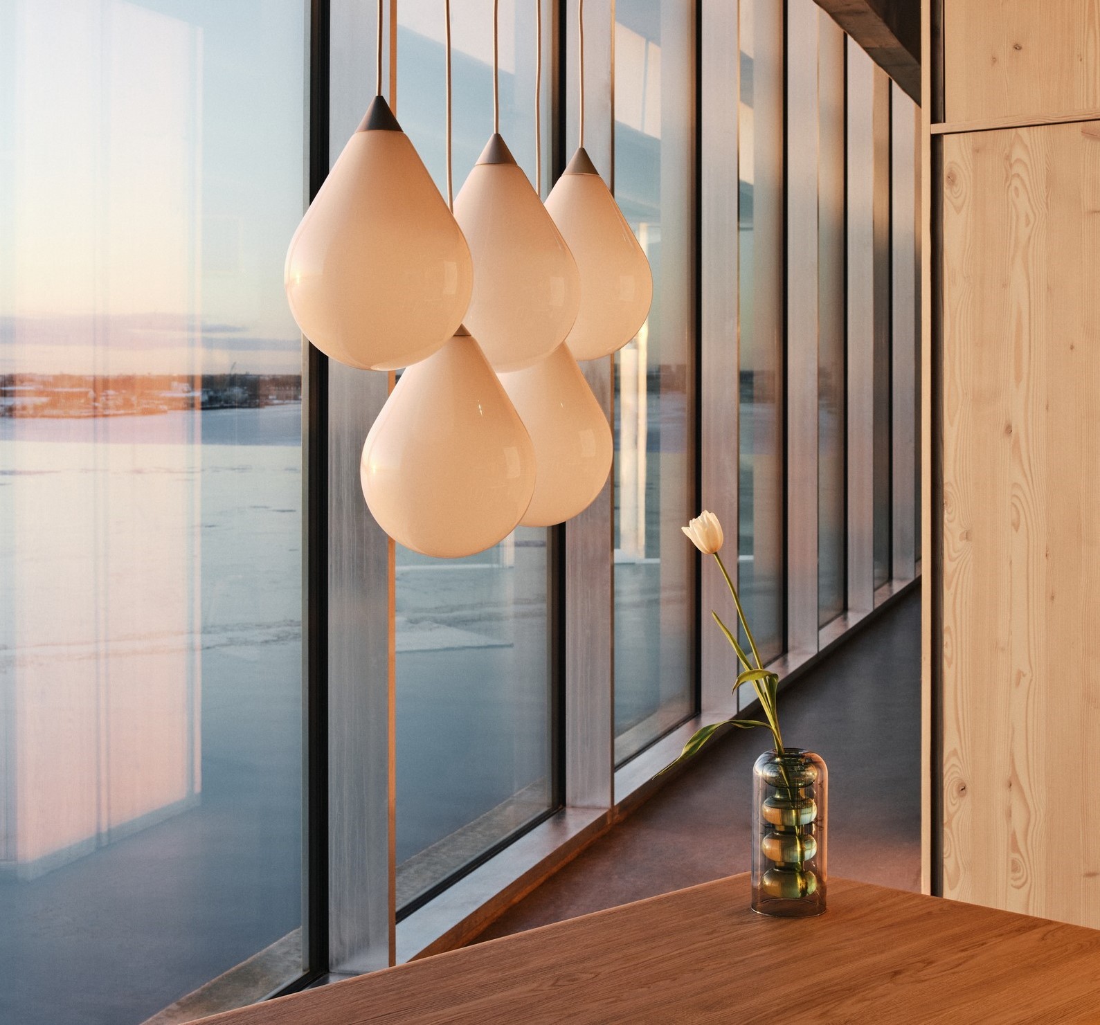 Tom Dixon Flare Opal Pendant ES